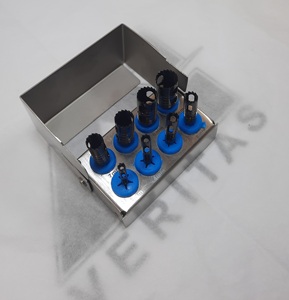 Ensemble de forets à trephination A-1 VERITAS de haute qualité, 8 pièces, en acier inoxydable, réutilisable, pour la chirurgie osseuse - Product Image 3