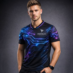 Camisetas Personalizadas para Esports, Diseño Personalizado, Impresión por Transferencia de Calor, Ecológicas, de Secado Rápido, Transpirables, de Malla de Poliéster, para Videojuegos - Product Image 6