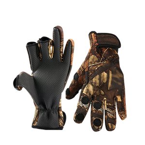 Gloves for Fishing and Motorcycle Windproof Neoprene Fishing Gloves with Hook and Loop ClosureAnti-<b>Slip</b> Lightweight Safety - Product Image 4