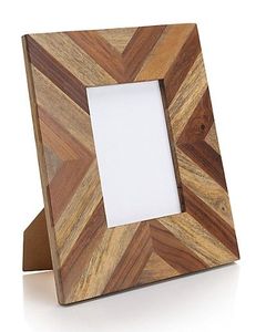 Handmade Rustic Wooden Photo Frame Rectangular Vertical Tabletop Decor With Natural <b>Wood</b> <b>Slice</b> Border - Product Image 3