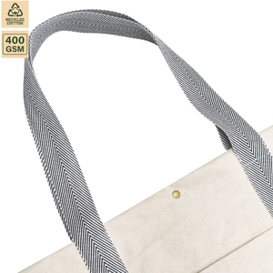 Bolsa de Compras de Lona de Algodón de 400 GSM, 50x40x15 cm, Logotipo Personalizado, Venta al Por Mayor, OEM, Marca Privada, Modelo SS500-Natural - Product Image 6