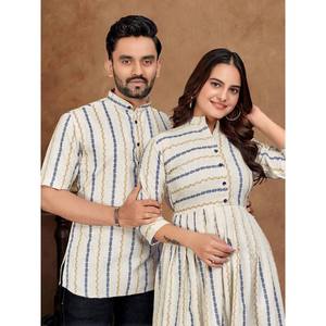 ชุดคู่ผ้าแจ็คการ์ดสีขาวออกใหม่ล่าสุด - Product Image 2