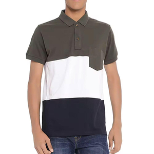 เสื้อโปโลชาย แขนสั้น เสื้อโปโลลำลอง แฟชั่น เสื้อผ้าขายส่ง ผู้ผลิต ผู้จัดจำหน่าย เสื้อโปโลชาย เสื้อโปโลผ้าฝ้าย - Product Image 1