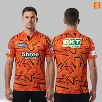 Maillot de cricket sans manches SRH IPL 2026 Elite, imprimé personnalisé, séchage rapide, respirant, 100 % polyester, équipement sportif pour fans RCB, vente en gros OEM