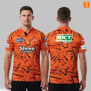 Maillot de cricket SRH IPL 2026 Elite imprimé personnalisé, séchage rapide, respirant, équipement sportif pour les fans des Sunrisers de Hyderabad, approvisionnement en gros OEM - Product Image 5