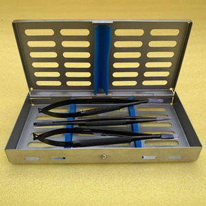 Jamso Industries JI-3742 3 TC Porte-aiguille Castroviejo, Ciseaux, Forceps, Noir, 18 cm, Chirurgie Dentaire, Instrument de Classe Certifié CE - Product Image 2