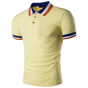 Chemises polo de haute qualité, respirantes, anti-rides, avec logo personnalisé imprimé, coupe ample, manches courtes, tissu tricoté, chemises polo pour hommes - Product Image 1