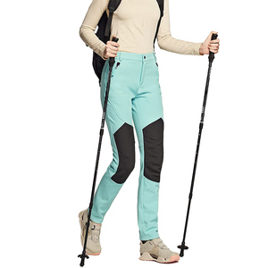 Pantalones de Corduroy Transpirables al por Mayor, Pantalones de Softshell de Poliéster para Mujer, OEM ODM, Resistentes al Viento, para Senderismo, Nieve, Tallas Grandes, Casuales - Product Image 1