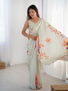 Elegante Vestido Largo de Estilo Indio-Pakistaní para Mujer, Ideal para Bodas y Fiestas, Corte Regular, Secado Rápido, Sin Arrugas - Product Image 1