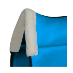 Selle de cheval personnalisée étonnante avec fourrure de renard, fabricant en gros pour l'entraînement au dressage, équitation, directement de l'usine - Product Image 2