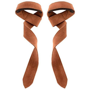 Sangles de musculation en cuir premium, support solide pour les mains, pour les exercices de traction, sangles de musculation en cuir - Product Image 1