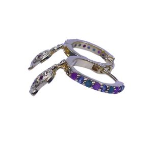 Fashionable 925 Sterling Silver Gold Plated <b>Jewelry</b> Multi Tourmaline Gemstone Women Wear <b>Turtle</b> Earring Set - Product Image 2