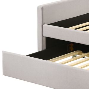 Divano letto intero Lianna e doppia con mobili da soggiorno in tessuto fendinebbia - Product Image 6