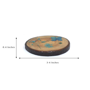 Walnut Coasters Wooden coaster <b>Set</b>, <b>Set</b> of <b>4</b>, Double Sided. - Product Image 5