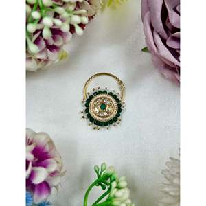 Indian Ethnic Artificial Jewellery Sarikha Traditional Casual <b>Nose</b> Ring - Product Image 1