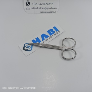 High Quality Stainless Steel Straight Beauty <b>Cuticle</b> <b>Scissors</b> Right-Handed Custom Color & Logo for Professional Nail Care - Product Image 4