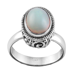 Rings Wholesale Handmade green malachite 925 Silver Jewelry Rings high energy yoga meditation spiritual balance ring - Product Image 2