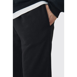 Custom Low Price Thick Fleece Men's Oversized Straight Wide Leg Hoodies And Pants Set For Men <b>Tracksuits</b> Breathable - Product Image 3