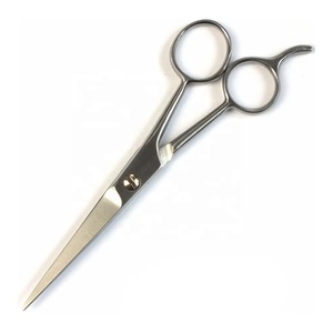 Ciseaux de barbier professionnels pour droitiers, en acier inoxydable 4Cr13, avec manche moyen, design personnalisé, prix de gros, pour salon de coiffure - Product Image 2