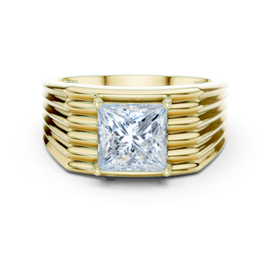 Factory Wholesale Luxury 925 Sterling Silver Moissanite Handmade Rhodium Plated Prong Setting Unisex <b>Ring</b> Elegant Jewelry Design - Product Image 1