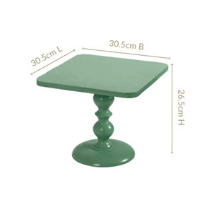 Lacquer Cake Stand, Display Square Cake <b>Plate</b>, <b>Decorative</b> Cake Stand Serving Dishware For Fruits Cupcakes & Snacks From Vietnam - Product Image 3