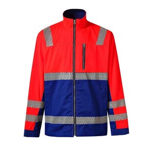 High Visibility Reflective Level D Protection Winter <b>Hi</b>-<b>Vis</b> <b>Hoodie</b> for Men's Public Areas Use Regular Fit Welded Seams Polyester - Product Image 3