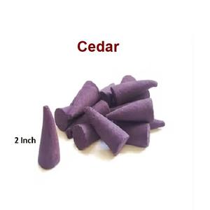 กรวยธูปไม้ซีดาร์ธรรมชาติขายส่งจากกรวยธูปแบรนด์ที่ดีที่สุด (สีม่วง) - Product Image 1