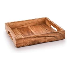 Bandeja de Servir Rústica de Madera con Asa y Acabado Desgastado para Uso en Hoteles, Hogares y Mesas de Café - Suministro al por Mayor para Ramadán y Diwali - Product Image 5