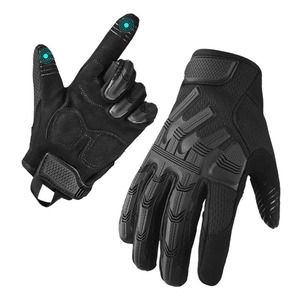 Gants de moto personnalisés haut de gamme pour hommes, en microfibre, imperméables, pour le cyclisme sportif et les balades décontractées à vélo, vente en gros - Product Image 2