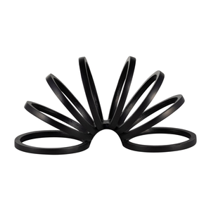 Wholesale Luxury Modern Metal <b>Black</b> Sculpture with <b>Polish</b> Surface Decorative Garden Office Desk Art & Business Gift at Low Cost - Product Image 2