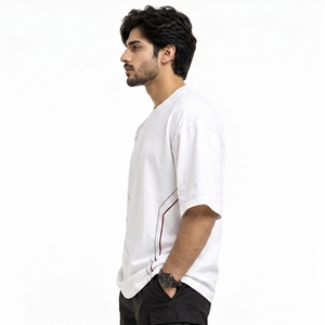 Camisetas Extra Grandes para Hombre, Tejido Resistente, Silueta Holgada, Estilo Moderno y Cómodo para Uso Diario, Prenda Premium - Product Image 3