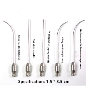 Juego de cánulas Luer Lock premium para injerto de grasa facial, de acero inoxidable de grado quirúrgico, herramientas de precisión para microextracción e inyección - Product Image 2