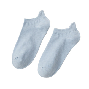 Calcetines de Algodón Ecológicos de Alta Calidad al por Mayor para Mujer, Personalizables con Logotipo, Corte Bajo, en Negro, Blanco, Gris y Rojo, para Niños - Product Image 2