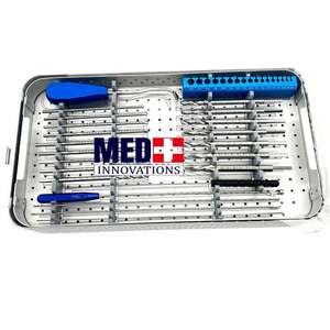 Juego ortopédico profesional para procedimientos de artroscopia ACL/PCL Fuente de alimentación manual Instrumentos quirúrgicos ISO13485 Certificado CE - Product Image 2