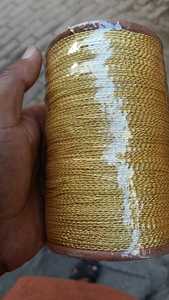 Hilo Elástico Dorado de Primera Calidad Hecho con Fibra Metálica para Bordado, Costura, Apliques, Insignias, Uniformes y Decoración - Product Image 6