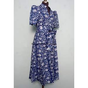 Vestido de Verano de Algodón con Estampado Floral, Hecho a Mano en India, de Manga Corta, para Despedida de Soltera, Ecológico, Regalo Personalizado - Product Image 5