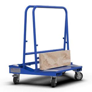 Chariot à roulettes en acier robuste pour plaques de plâtre, capacité de charge de 1000 kg - Product Image 6