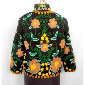 A2ZCraftBazar Classy Embroidered Cotrise <b>Jacket</b> Women Eco-Friendly Quick Dry Breathable Cotton Lining Full Sleeve - Product Image 5