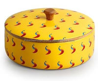 Boîte à chapati en bois, conteneur de rangement pour roti fait à la main, organisateur de cuisine