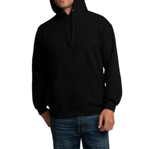 Sudaderas con Capucha para Hombre, Forradas, de Invierno, 100% Algodón, Tejido Sólido, con Logotipo de Marca Personalizado Bordado, Venta al Por Mayor - Product Image 4