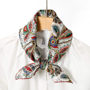 Vente directe usine, faible MOQ, bandana décontracté respirant pour femmes musulmanes, en soie satinée, étiquette privée, design personnalisé, toutes options - Product Image 5