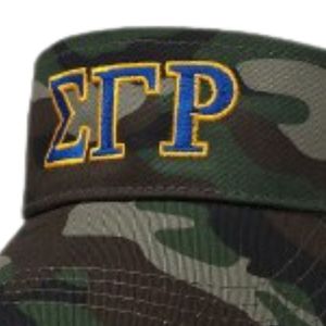 หมวกแก๊ปปักลาย Sigma Gamma Rho ปรับขนาดได้ สำหรับกิจกรรมกลางแจ้ง หมวกกันแดดสำหรับผู้หญิง หมวกสโมสรนักศึกษาแบบกำหนดเอง สีดำ - Product Image 6