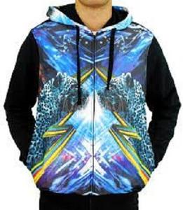 Sudadera con capucha de sublimación para hombre, diseño personalizado, en diferentes tallas, estilo básico único, diseño de logotipo personalizado, sudadera con capucha de sublimación con cremallera para hombre - Product Image 4