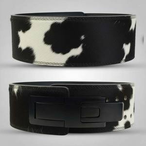 Cinturón de Cuero Ajustable con Palanca para Levantamiento de Pesas y Powerlifting, 10-13mm de Grosor, Protección Avanzada, Soporte Lumbar, Culturismo - Product Image 4