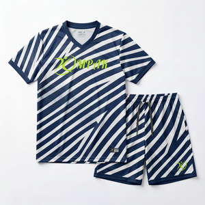 Ensemble Maillot et Short de Volleyball Personnalisé Jaune Moutarde Camouflage Numérique, Vente en Gros, OEM, Haute Élasticité, Uniforme d'Équipe, Sublimation Active - Product Image 1