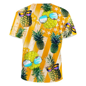 Men Sublimation Athletic Cotton T-Shirt Short Sleeve Lightweight Galaxy Design Loose Fit Quick Dry OEM ODM Wholesale Factory - Product Image 2