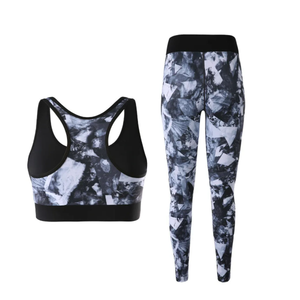 OEM Service Gym Set Women Seamless Yoga Set 2 Pieces Workout Leggings with Backless Sports Bra Custom Design Women Yoga Set - Product Image 5