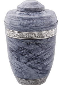 Urnes funéraires en laiton moderne de choix premium, décoration intérieure de salon, vitrine, conteneur funéraire en métal moulé - Product Image 4