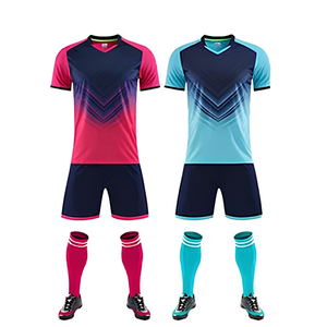 Vêtements de sport personnalisés pour équipes de football, en polyester/coton, imprimés numériquement, respirants, coupe classique, vente en gros, fournisseur OEM - Product Image 5