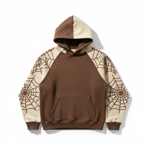 Sudadera con Capucha Personalizada con Logotipo de Telaraña, Estilo Harajuku, Hip Hop, Unisex, de Forro Polar Grueso para Invierno, con Estampado Digital - Product Image 1